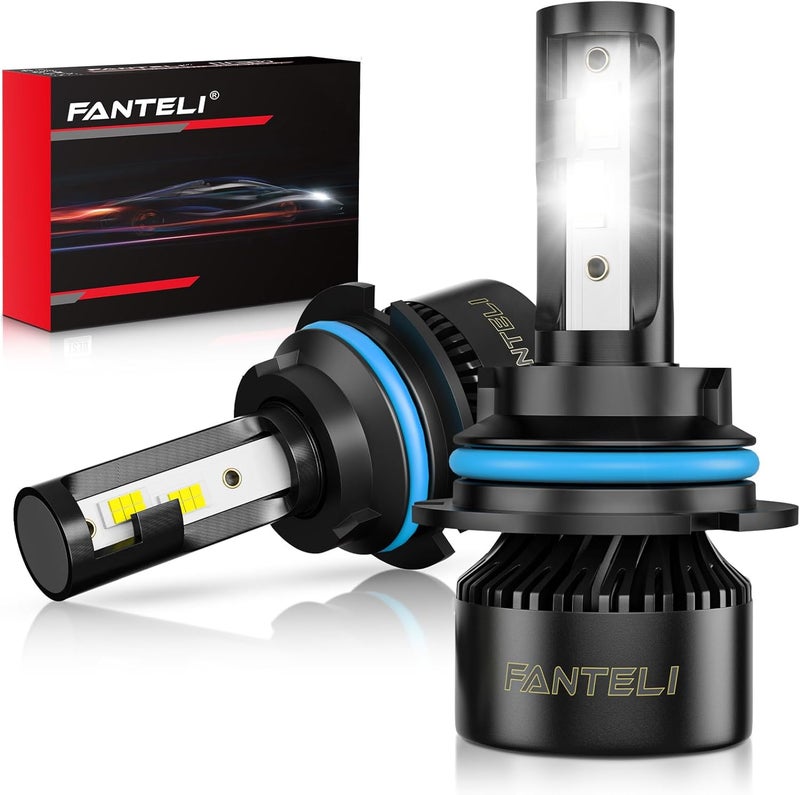 FANTELI 𝟫𝟢𝟢𝟦 Bulbs 6500K Cool White 40000LM 900% Brightness, 1:1 Size Plug and Play IP68 Waterproof Off-Road Lights, Pack of 2 - Image 1